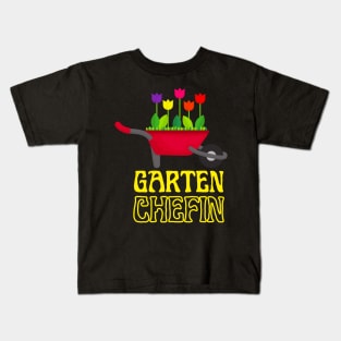 Garten Chefin Gartenarbeit Gärtnerin Hobby Kids T-Shirt